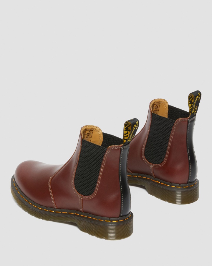 2976 Cizme Chelsea Din Piele Abruzzo Maro+negru Abruzzo Wp Dr.martens Romania