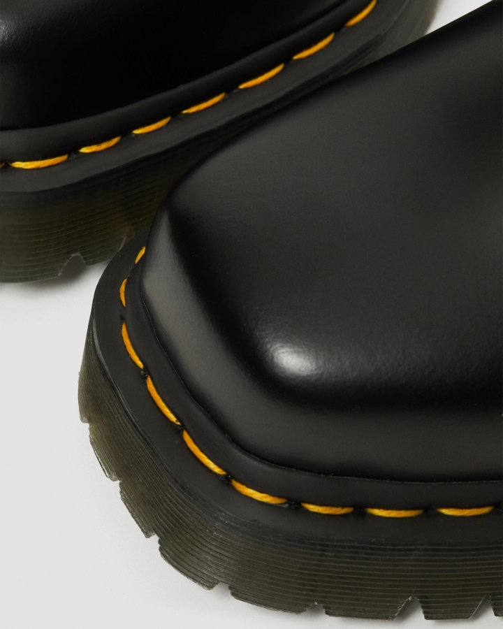 Dr.martens Romania Netede Lustruite Netede 2976 Bex Cizme Chelsea Din Piele Cu Vârf Pătrat