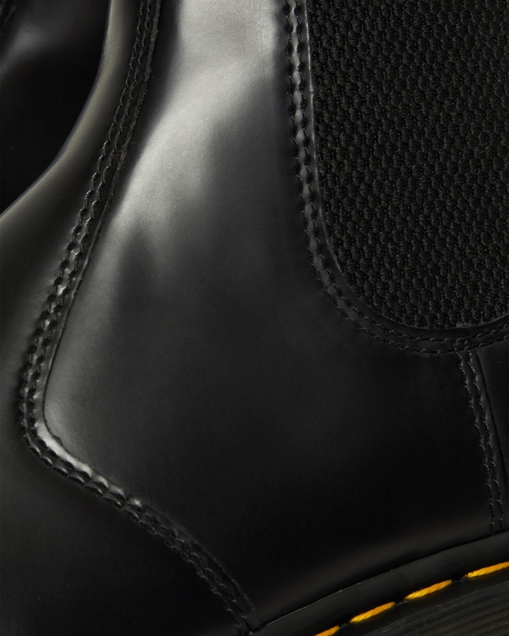 Dr.martens Romania Netede Lustruite Netede 2976 Bex Cizme Chelsea Din Piele Cu Vârf Pătrat