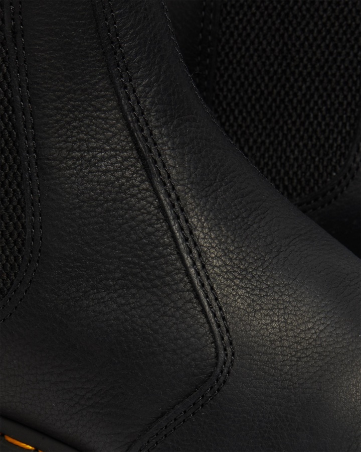 Cizme Chelsea Căptușite Cu Blană Artificială Dr.martens Romania 2976 Ambasador Negru