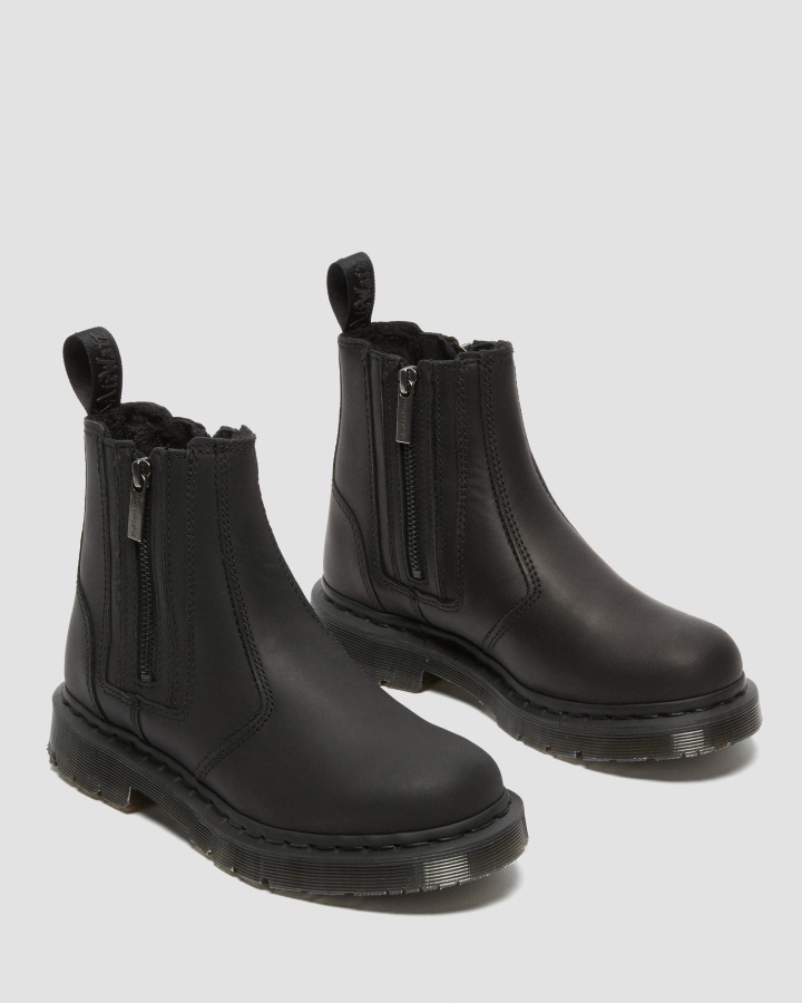 2976 Cizme Chelsea Dm's Wintergrip Cu Fermoar De Dama Neagra Snowplow Dr.martens Romania