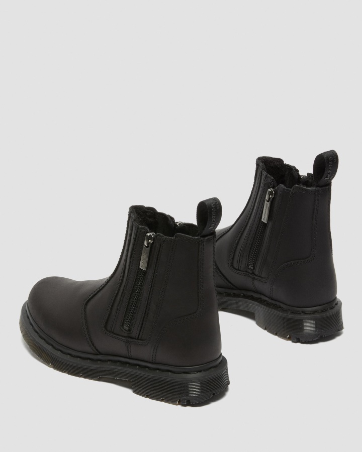 2976 Cizme Chelsea Dm's Wintergrip Cu Fermoar De Dama Neagra Snowplow Dr.martens Romania