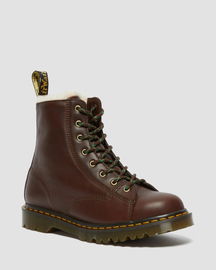 Dr.martens Romania Maro Hudswell Barton Made In England Cizme Din Piele Captusita Din Shearling