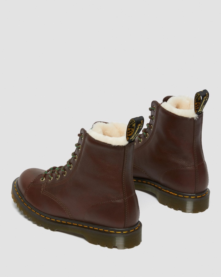 Dr.martens Romania Maro Hudswell Barton Made In England Cizme Din Piele Captusita Din Shearling
