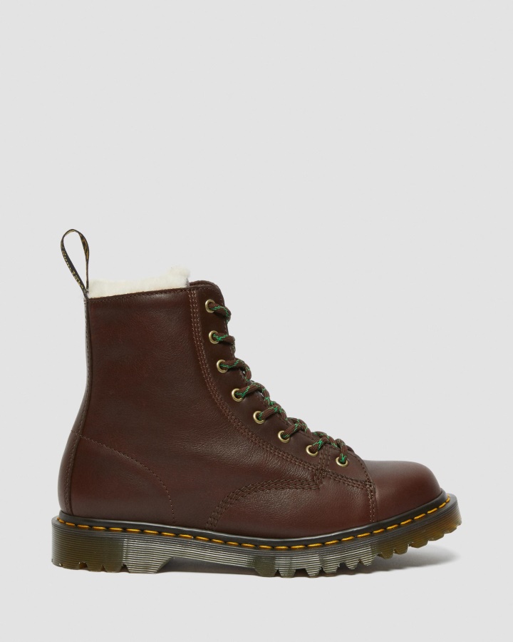 Dr.martens Romania Maro Hudswell Barton Made In England Cizme Din Piele Captusita Din Shearling