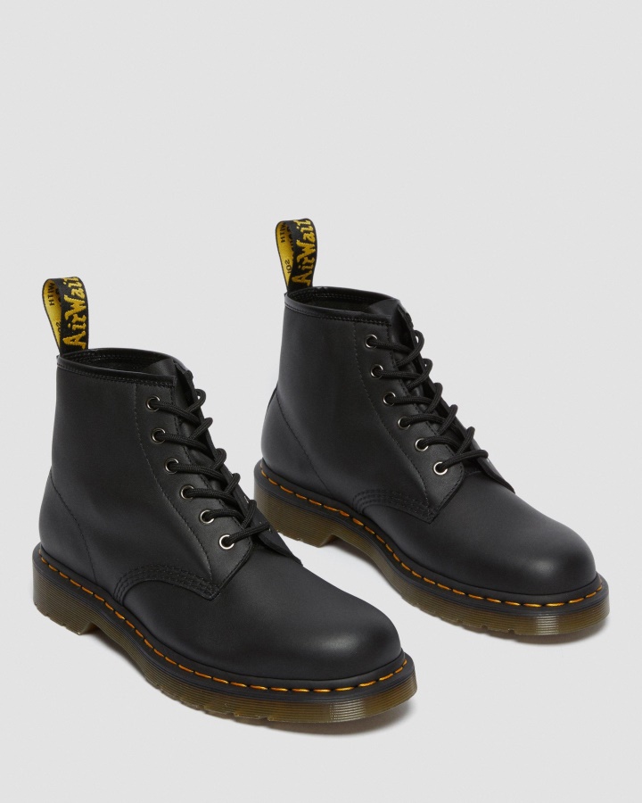 Botine Din Piele Dr.martens Romania 101 Neagra Nappa