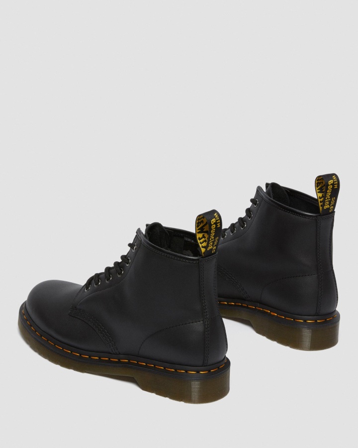 Botine Din Piele Dr.martens Romania 101 Neagra Nappa