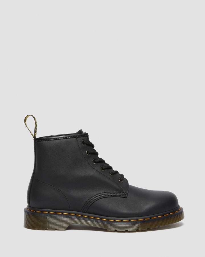 Botine Din Piele Dr.martens Romania 101 Neagra Nappa