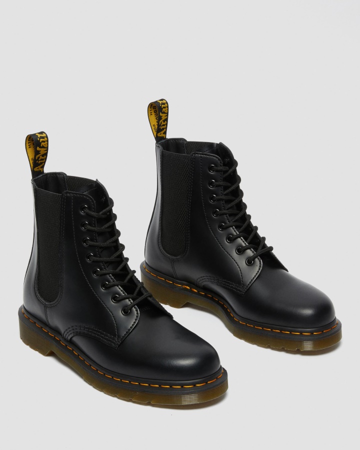1460 Cizme Harper Piele Neteda Cu Siret Canada Dr.martens Romania Piele Neteda Neagra