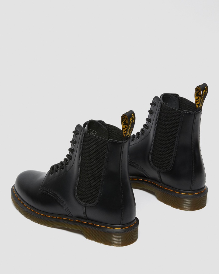1460 Cizme Harper Piele Neteda Cu Siret Canada Dr.martens Romania Piele Neteda Neagra