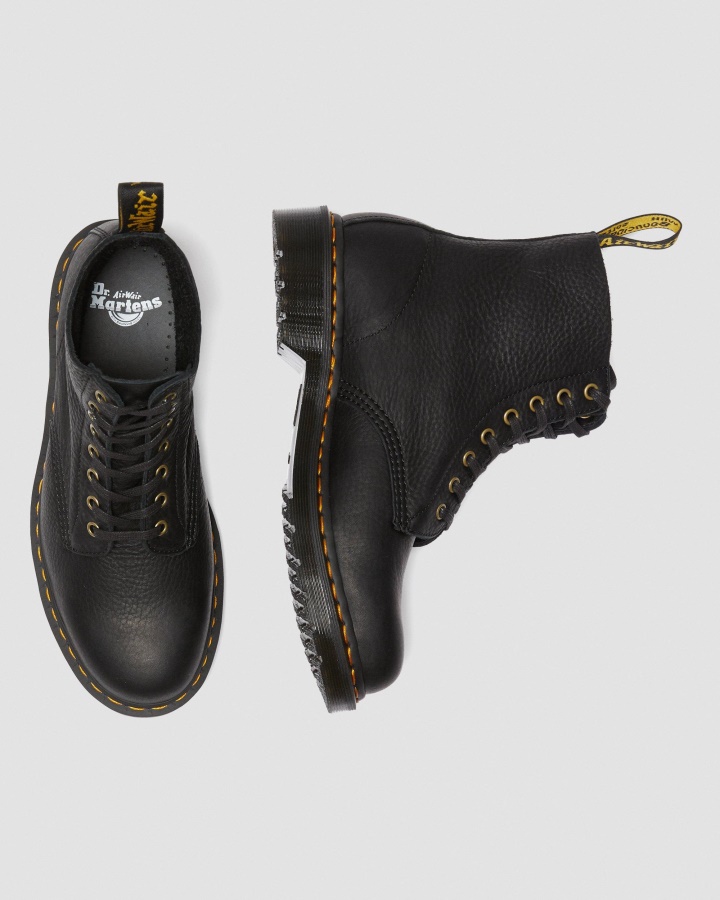 Cizme Negre Ambassador Dr.martens Romania 1460 Pascal Ambassador Din Piele Cu Siret
