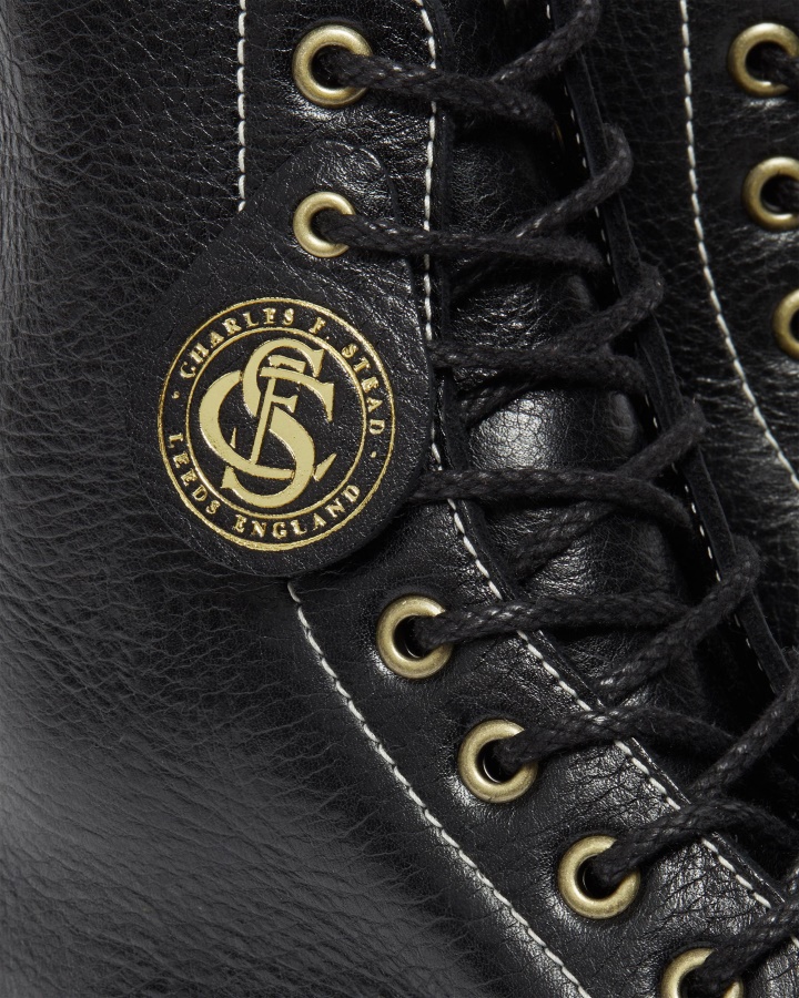 1460 Pascal Made In England Cizme Clasice Din Piele Cu Siret Dr.martens Romania Negru Kudu Clasic