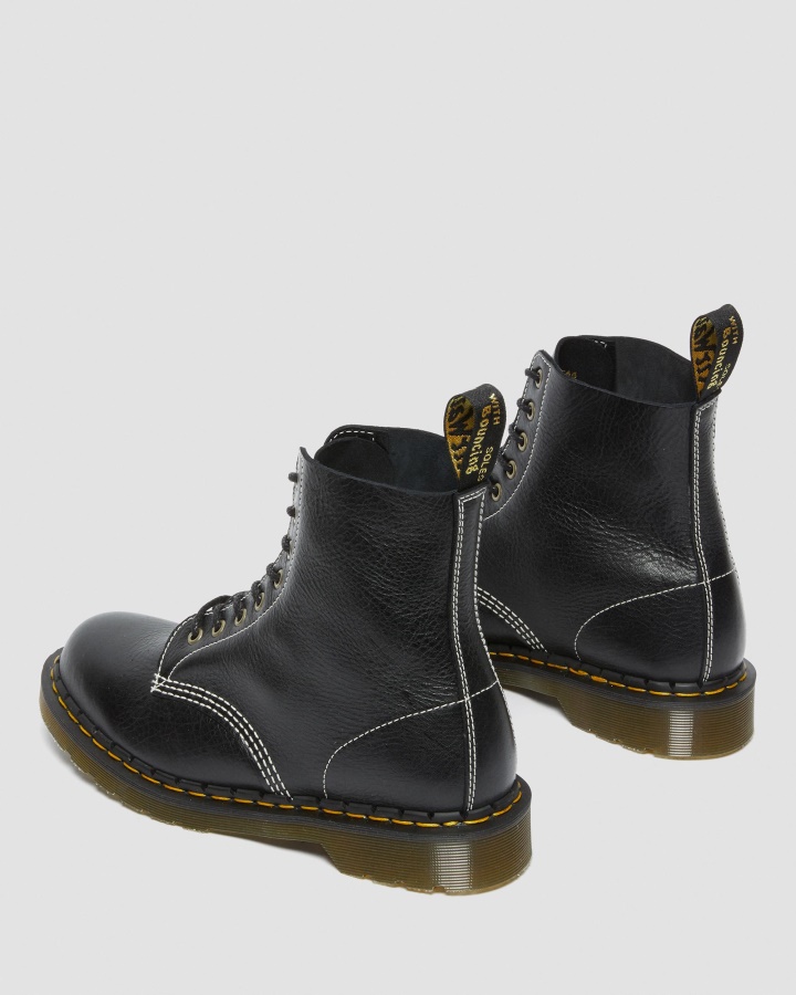 1460 Pascal Made In England Cizme Clasice Din Piele Cu Siret Dr.martens Romania Negru Kudu Clasic