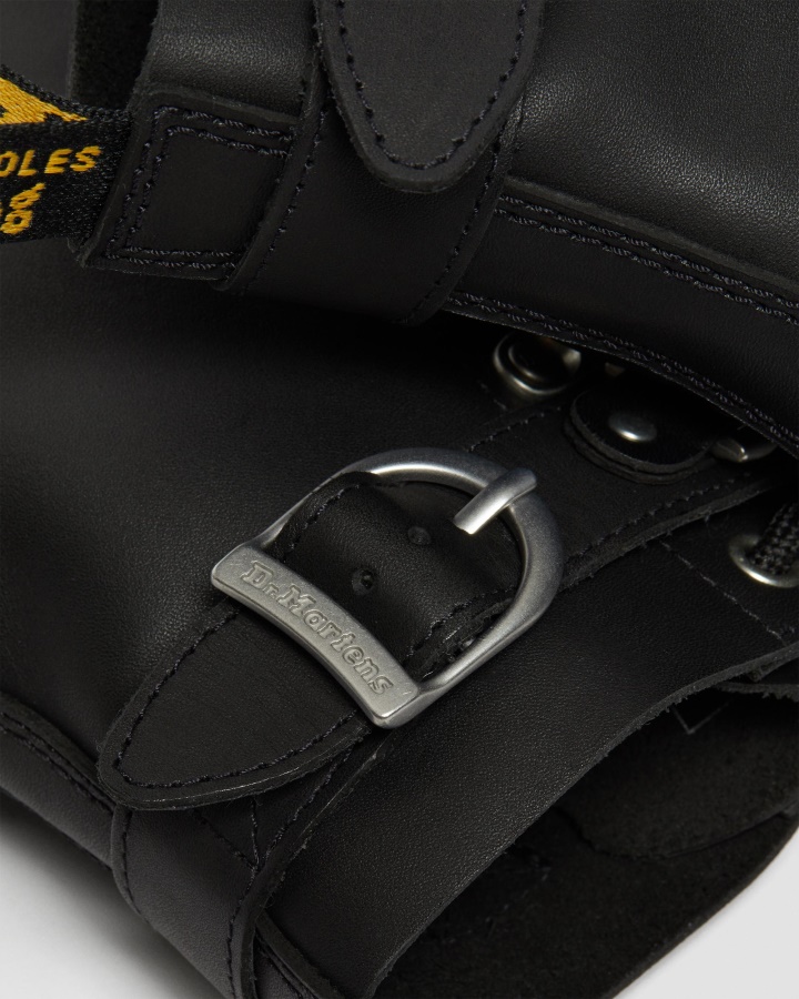 Cizme Negre De Damă Dr.martens Romania 1460 Pascal, Din Piele, Cu șireturi