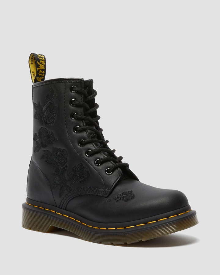 Black Softy T Dr.martens Romania 1460 Vonda Mono Cizme Florale Dama