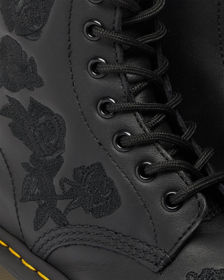 Black Softy T Dr.martens Romania 1460 Vonda Mono Cizme Florale Dama
