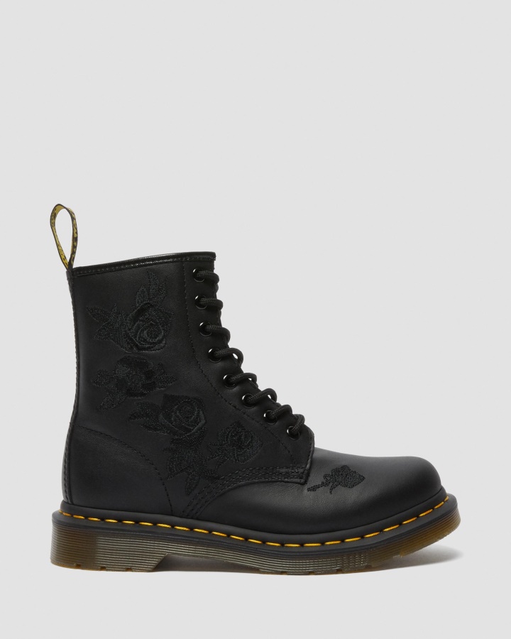 Black Softy T Dr.martens Romania 1460 Vonda Mono Cizme Florale Dama