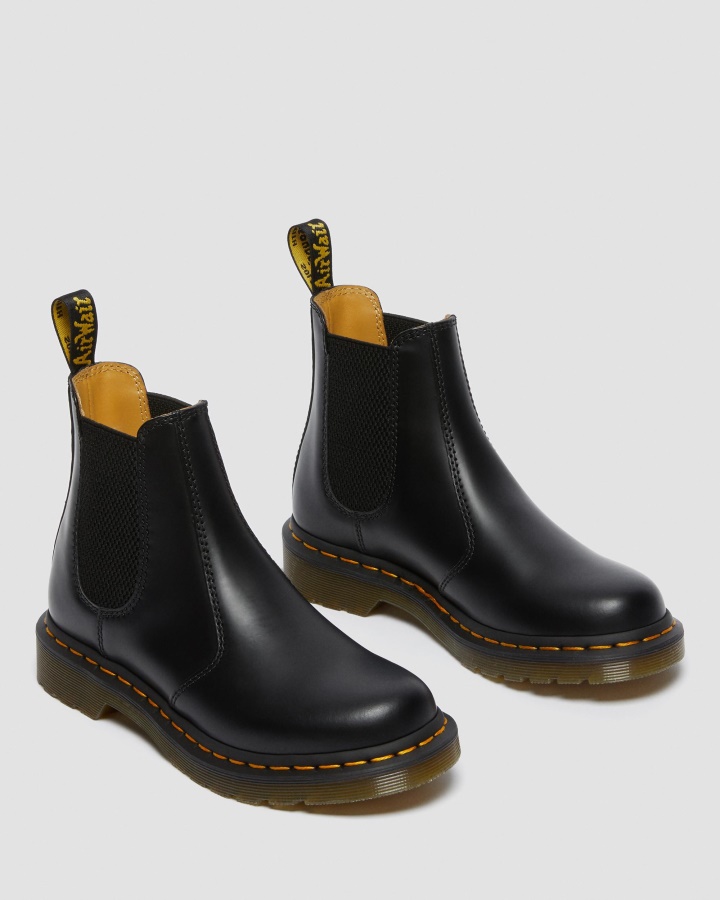 2976 Cizme Chelsea Din Piele Netedă De Damă Canada Dr.martens Romania Piele Netedă Neagră