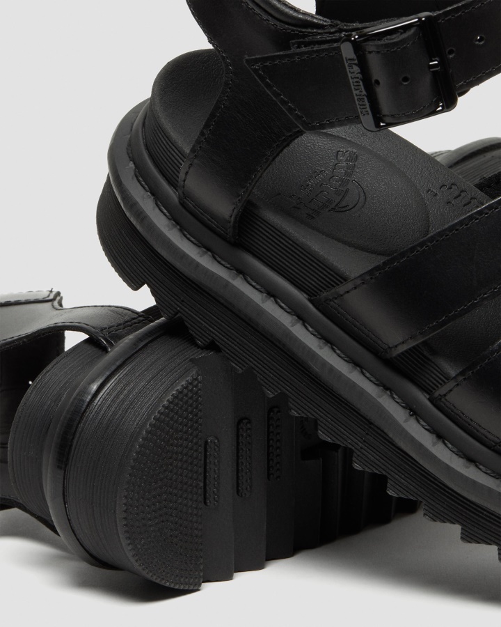 Sandale De Dama Brando Cu Curea Din Piele Brando Dr.martens Romania Blaire