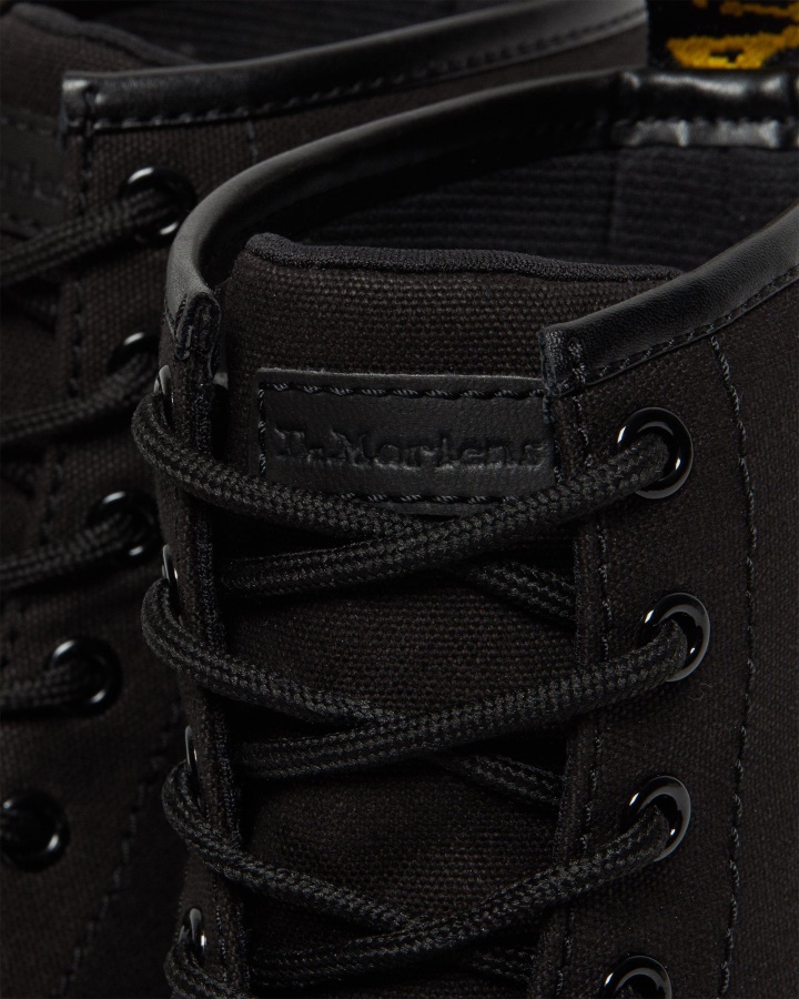 Cizme Cairo Canvas Cu Siret Dr.martens Romania Panza Neagra