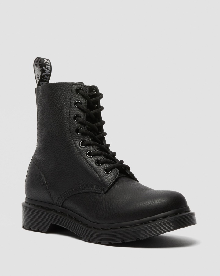 Dr.martens Romania Black Virginia 1460 Pascal Cizme Dama Mono Siret