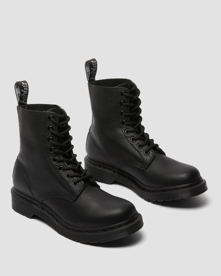 Dr.martens Romania Black Virginia 1460 Pascal Cizme Dama Mono Siret