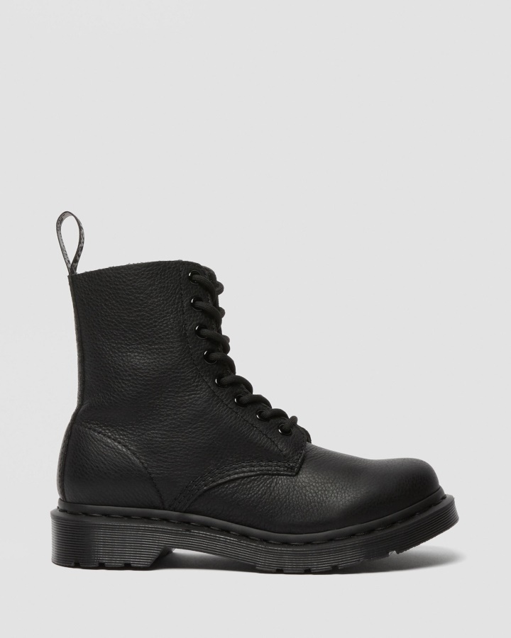 Dr.martens Romania Black Virginia 1460 Pascal Cizme Dama Mono Siret