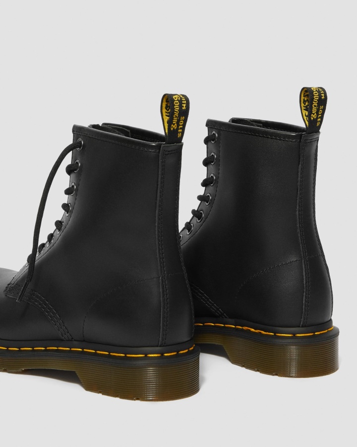 1460 Cizme De Dama Din Piele Napa Cu Siret Negru Nappa Dr.martens Romania