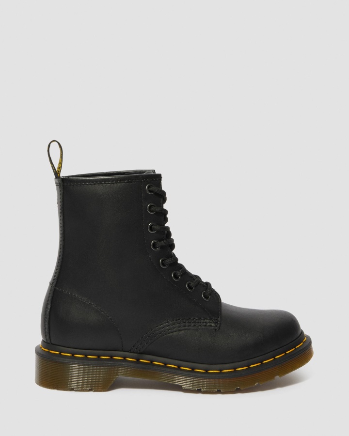 1460 Cizme De Dama Din Piele Napa Cu Siret Negru Nappa Dr.martens Romania