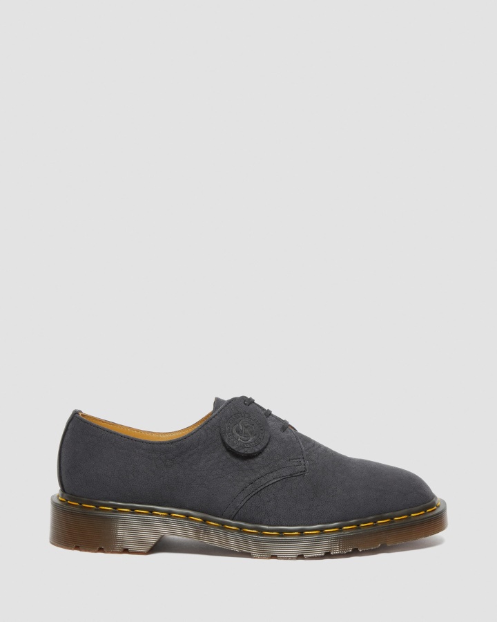 Dr.martens Romania Black 1461 Made In Anglia Pantofi Oxford Din Piele Nubuck