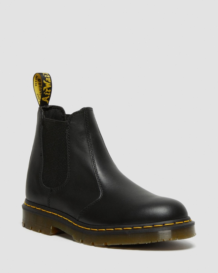 Dr.martens Romania Negru Industrial Full Grain 2976 Piele Antiderapantă Cizme Chelsea