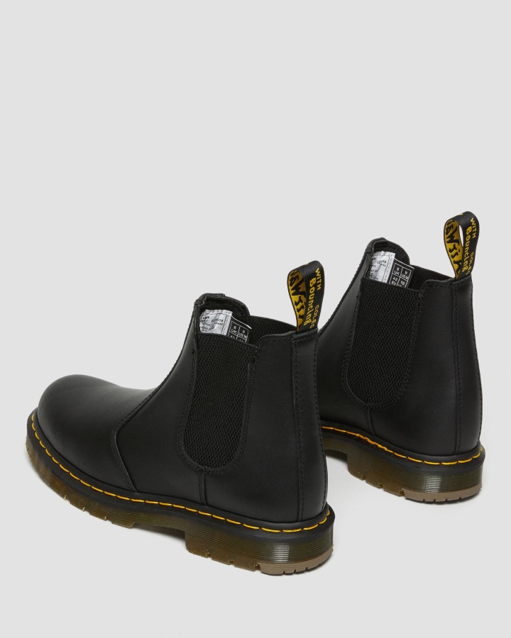 Dr.martens Romania Negru Industrial Full Grain 2976 Piele Antiderapantă Cizme Chelsea
