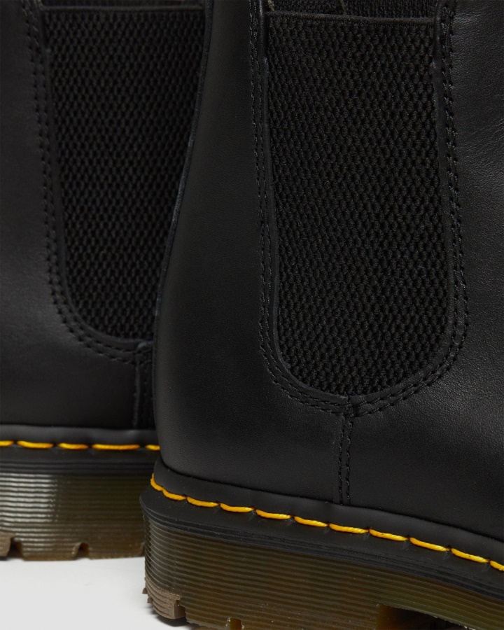 Dr.martens Romania Negru Industrial Full Grain 2976 Piele Antiderapantă Cizme Chelsea