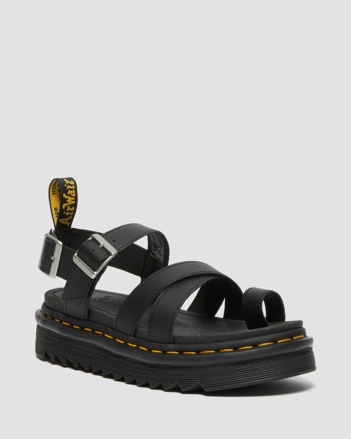 Sandale Avry Hidro Cu Curele Din Piele Hidro Piele Neagra Dr.martens Romania