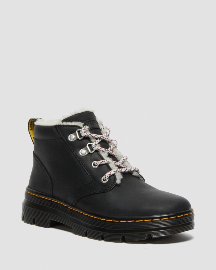 Dr.martens Romania Negru Wyoming Cizme Casual Căptușite Din Imitație De Shearling