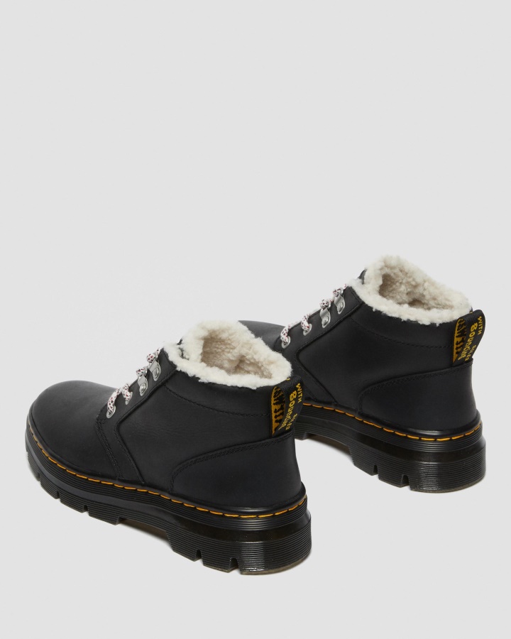Dr.martens Romania Negru Wyoming Cizme Casual Căptușite Din Imitație De Shearling