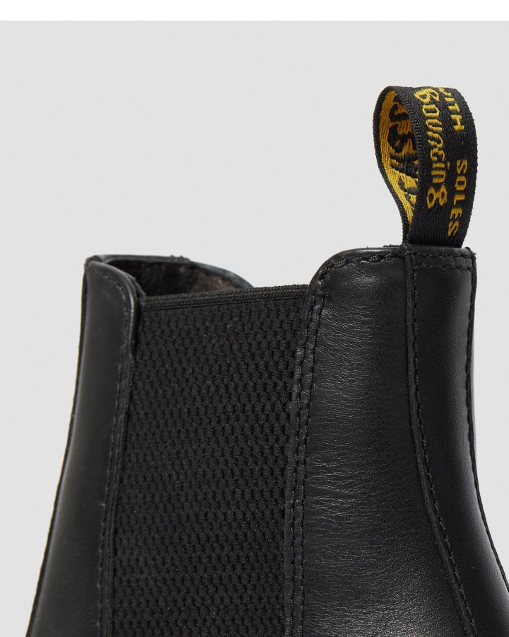 Cizme Chelsea Damă Cadence Piele Cu Toc Wanama Negru Dr.martens Romania