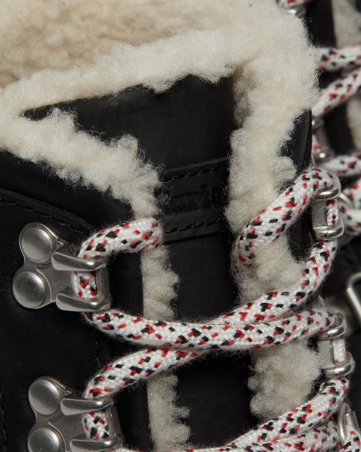 Piepteni Cizme Casual Captusite Din Imitatie De Shearling Negru Wyoming Dr.martens Romania