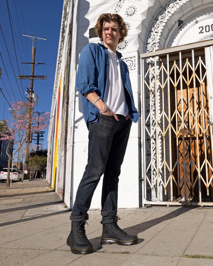 Dr.martens Romania Piepteni Negri Extra Dur Din Nylon Tech Extra Tough Cizme Casual Din Polietilene