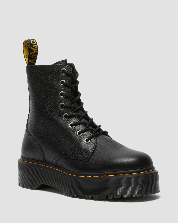 Jadon Iii Pisa Cizme Platforma Piele Neagra Pisa Dr.martens Romania