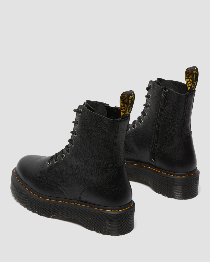 Jadon Iii Pisa Cizme Platforma Piele Neagra Pisa Dr.martens Romania