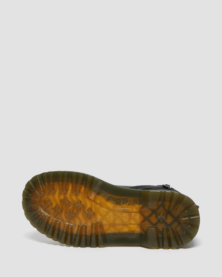 Junior 1460 Cizme Cu Siret Din Piele Florala Neagra Dr.martens Romania