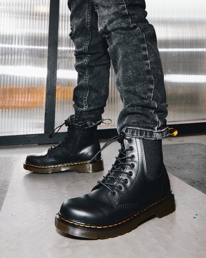 Ghete Junior 1460 Harper Piele Neagra Romario Dr.martens Romania