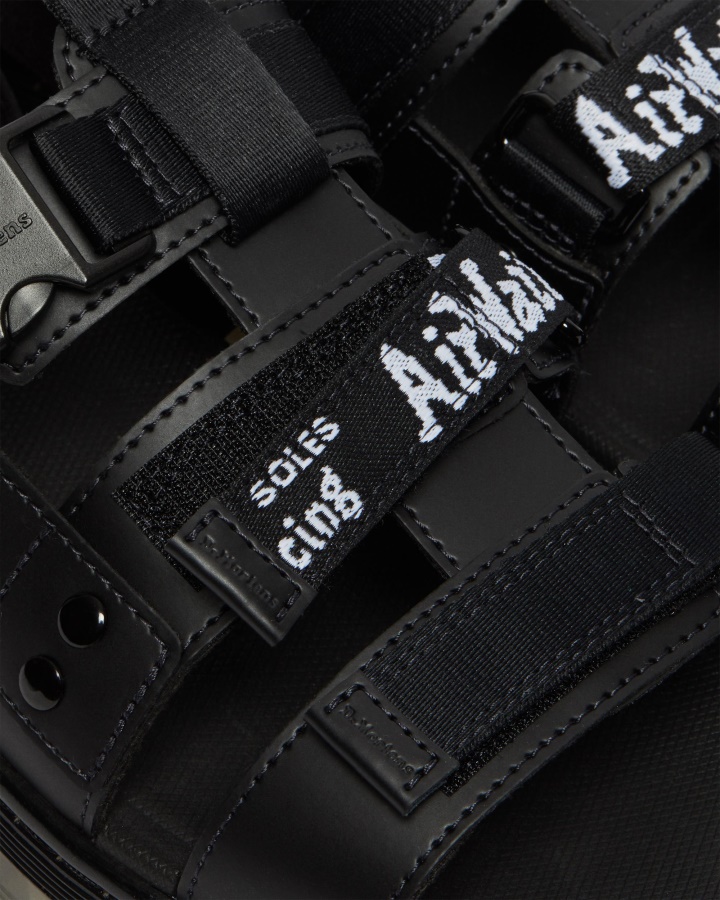 Sandale Casual Dr.martens Romania Negre Kiev Pearson Iced