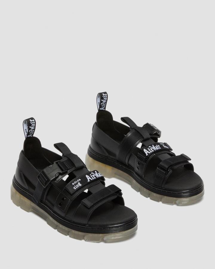 Sandale Casual Dr.martens Romania Negre Kiev Pearson Iced