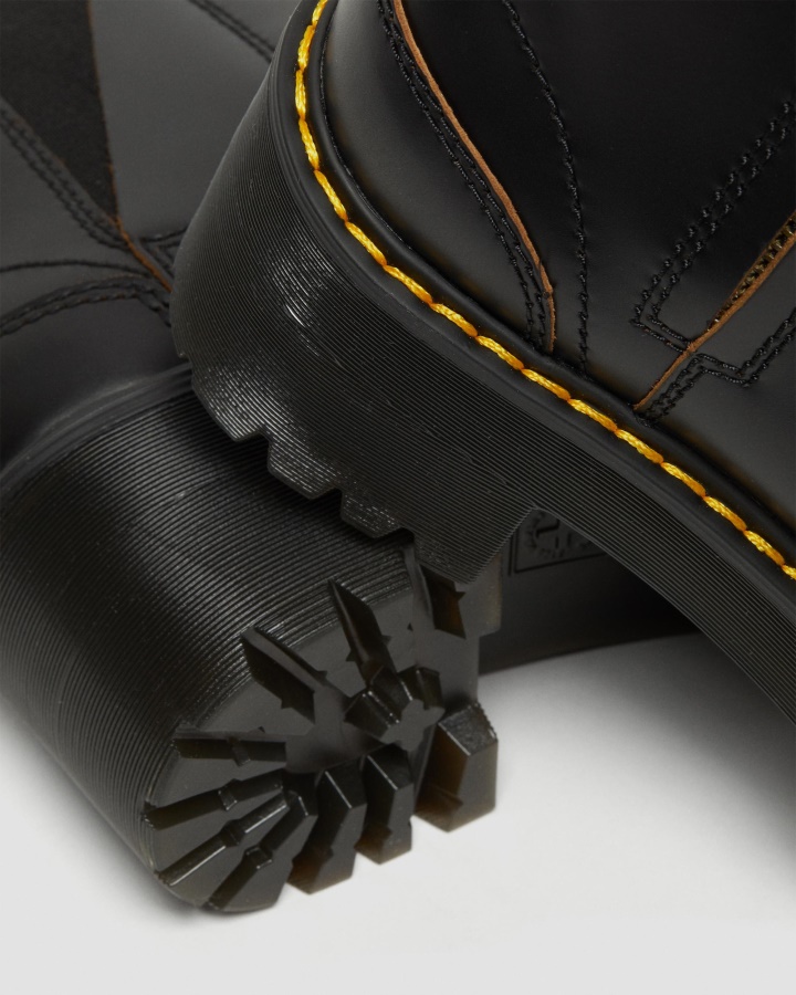 Dr.martens Romania Black Vintage Smooth Rometty Ii Vintage Cizme Chelsea Din Piele Neteda