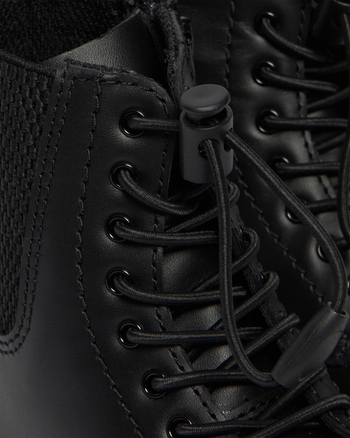 Cizme Din Piele Pentru Copil 1460 Harper Negru Romario Dr.martens Romania