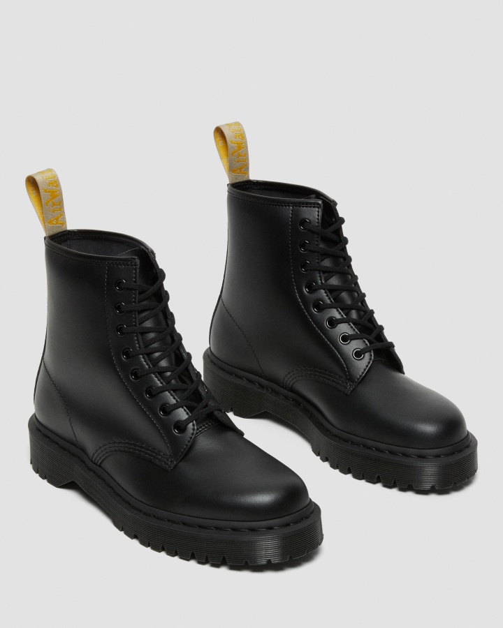 Cizme Vegane 1460 Bex Mono Cu șireturi Negru Felix Rub Off Dr.martens Romania