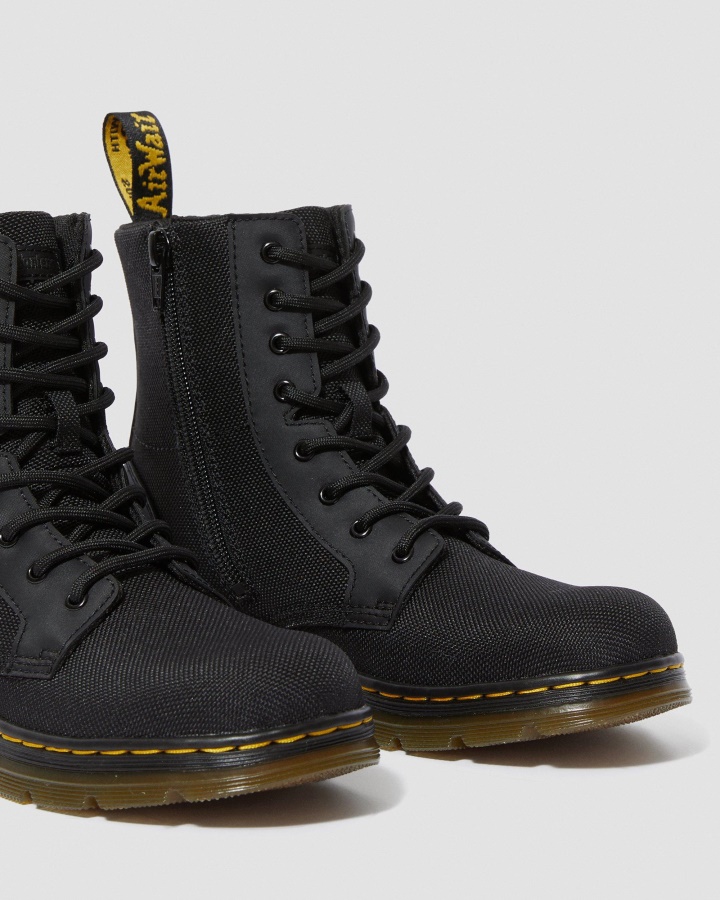 Dr.martens Romania Negru Extra Dur Poli+rubery Piepteni Tineret Cizme Casual Extra Tough Poli