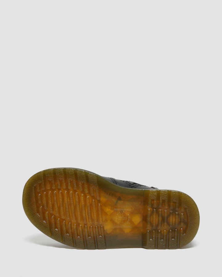 Negru Softy T Dr.martens Romania Sugari/copil 2976 Softy T Cizme Chelsea Din Piele